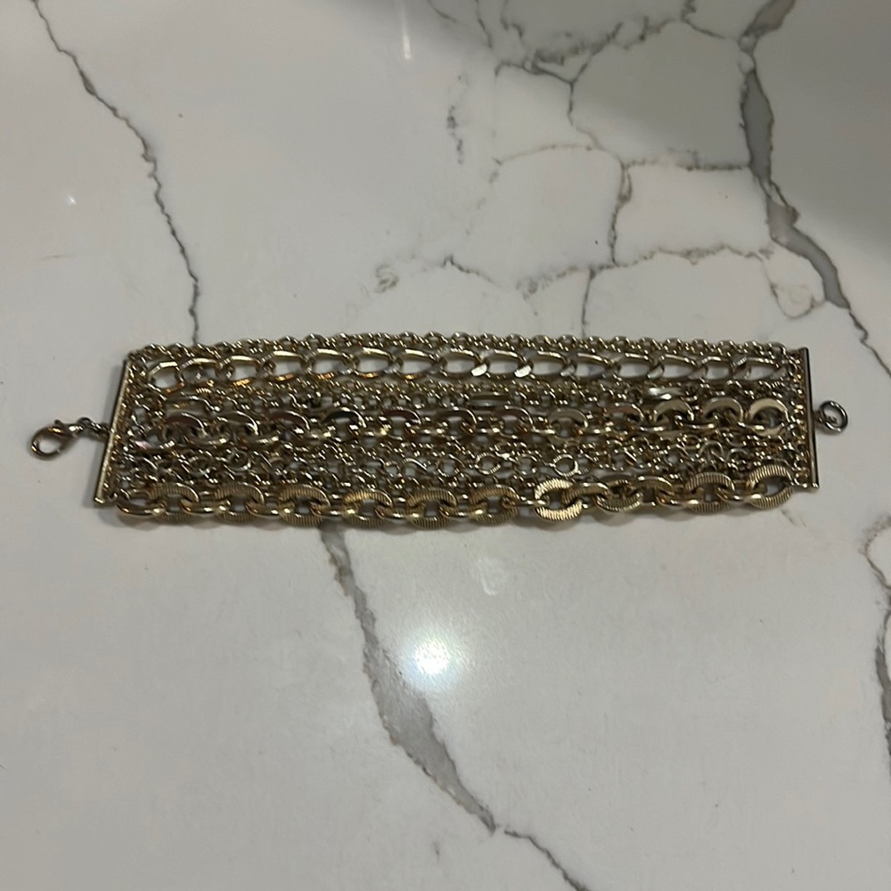 EUC Loft gold tone bracelet